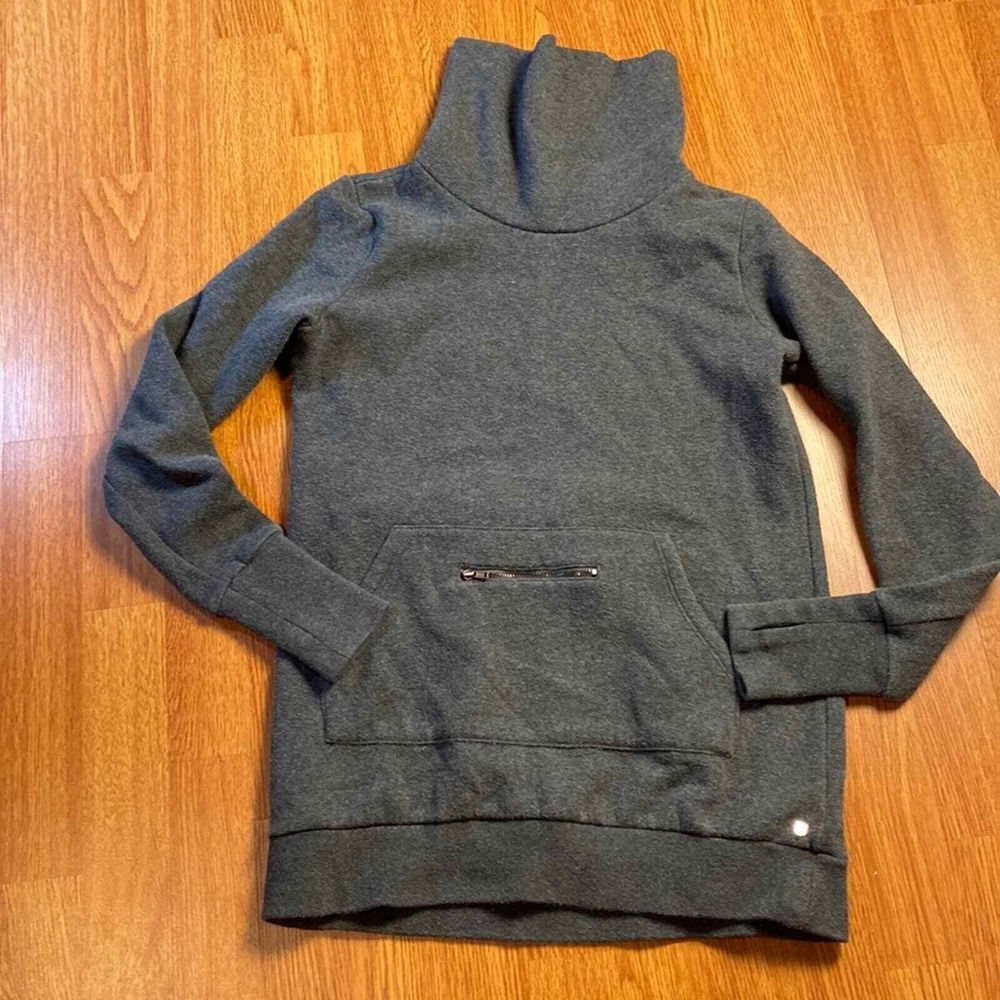 Fabletics‎ Zaylee Funnel Neck Tunic Sweatshirt Grey XS